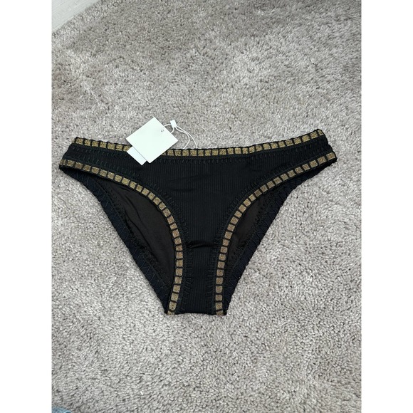 PLATINUM INSPIRED BY SOLANGE FERRARINI Crochet-trim Scoop Swim Bikini Bo… - Picture 4 of 16